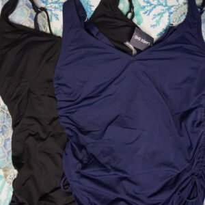24PC $74 WOMENS LANDS END TANKINI TOPS 2 COLORS
